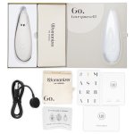 Womanizer Premium 2 Szary – zaawansowany stymulator powietrzny, 14 poziomów, IPX7