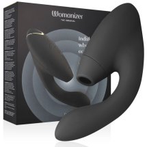 Womanizer Duo 2 Czarny – system podwójnej stymulacji, powietrze i wibracje, IPX7, Smart Silence