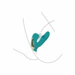 Xocoon Eternal Love Zielony – stymulator intymny, wibracje, pulsacja, mikrowibracje, silikon