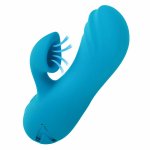 CalExotics Sunset Beach Seducer – Niebieski stymulator z 10 trybami ssania i podwójnym silnikiem