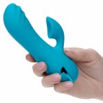 CalExotics Sunset Beach Seducer – Niebieski stymulator z 10 trybami ssania i podwójnym silnikiem