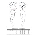 Passion Tivolea Komplet Bielizny Misty Rose L/XL – koronkowy biustonosz i stringi