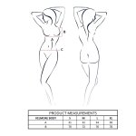 Passion Velmore Body fioletowe S/M – koronkowy design premium z głębokim dekoltem