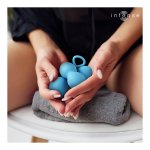 Intense Charli Zestaw Treningowy Kulki Kegla Niebieski 3 Poziomy, silikon medyczny