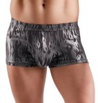 Svenjoyment Pants M męskie szorty z metalicznym wzorem, czarne, elastyczne