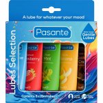 Pasante Zestaw Lubrykantów Smakowych 5x15ml – wodna formuła, bez parabenów, vegan