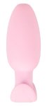 Cuties Plug Rose – mini wibrująca nakładka silikonowa, 7 programów, ergonomiczna, 8 cm