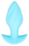Cuties Plug Wibrujący Mini Niebieski – 7 trybów, silikonowy, ergonomiczny, 8 cm