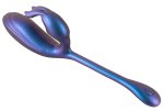 Sweet Smile Metallic Double System elastyczny silikonowy model z dwoma silnikami 22,5 cm