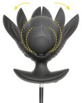 ANOS RC Inflatable Expander Plug model z funkcją wibracji, pompką i pilotem, silikon medyczny