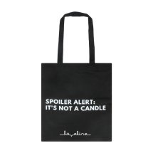 Loveline Torba Bawełniana Tote Bag z nadrukiem Spoiler Alert, ekologiczna, uniwersalna