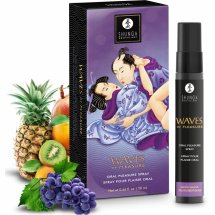 Shunga Waves Spray do Ust Egzotyczne Owoce 20ml – nawilżający preparat z aromatem owocowym