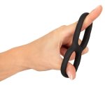 Erecto Double Ring Liquid Silicone – podwójny elastyczny pierścień anatomiczny