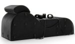 Liberator Black Label Esse ergonomiczny szezlong z akcesoriami, czarny, mikrofibra
