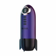 Hueman Blast Off Fioletowa maszyna intymna wibracyjno-ssąca z panelem LED