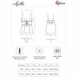 Livco Corsetti Agathe komplet świąteczny L/XL: koszulka, stringi, czapka, czerwony