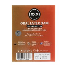 EXS Oral Dam Cola Jednorazowa osłona ochronna smak cola 1 sztuka ultra-cienka