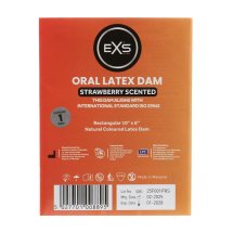 EXS Oral Dam Strawberry Bariera lateksowa o smaku truskawkowym 1 sztuka