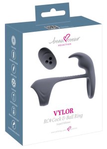 beau coeur Vylor RC – silikonowy system intymny z pilotem, 2 silniki, 10 trybów, czarny