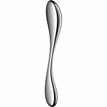 Satisfyer Star Force 3 dwustronny model ze stali nierdzewnej, srebrny, polerowany