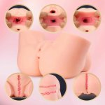 Seiraku Toys Ereshkigal Cherry Soft Onahip Peach 6kg – dwukanałowy model anatomiczny