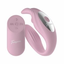 Teazers Bunny – masażer parowy z pilotem, różowy, 7 trybów, silikon medyczny