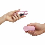 Teazers Bunny – masażer parowy z pilotem, różowy, 7 trybów, silikon medyczny