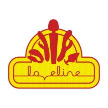 Shots Woven Badge Loveline – personalizowana naszywka tekstylna, wielokolorowa