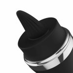Teazers Mini Tongue Vibrator Black – kompaktowy masażer silikonowy, wodoodporny, USB