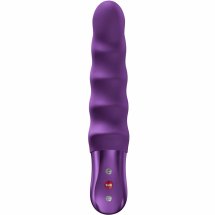 Fun Factory Stronic Surf Dark Violet – pulsacyjna maszyna intymna, falista tekstura, 20 cm, 7 intensywności, USB-C