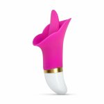 Teazers Flower Touch – model wibrujący silikonowy, różowy, 10 trybów, anatomiczna powierzchnia