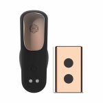 Rosy Gold Model Black – dyskretny system noszony, silikonowy, etui ładowania z lustrzaną pokrywą