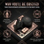 Rosy Gold Model Black – dyskretny system noszony, silikonowy, etui ładowania z lustrzaną pokrywą