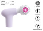 beau coeur RIONEX Mini – kompaktowy masażer punktowy, silikonowy, 10 trybów, USB