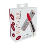 Loveline Sparkle Lipstick Vibrator Iridescent – stylowy model z 4 nakładkami, opalizujący