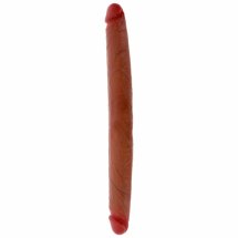 ToyJoy Get Real 40 cm – silikonowy model dwustronny, podwójna gęstość, karmelowy