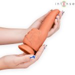 Intense Bender – elastyczny model dłoniowy z przyssawką, silikon medyczny, 11,3 cm