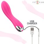 Intense Cher – wielofunkcyjny wibrator z 4 wymiennymi głowicami, silikonowy, fioletowy