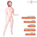 Intense Dolls Scarlett 145 cm – nadmuchiwana lalka anatomiczna, 3 strefy, PVC