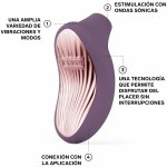 LELO SONA 3 Cruise Plum – soniczny masażer z Cruise Control, 12 trybów, aplikacja