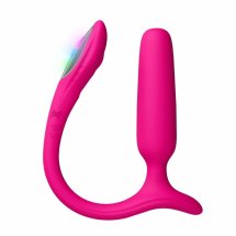 Lovense Lush Anal Pink – interaktywna maszyna intymna z LED, silikon medyczny, Bluetooth