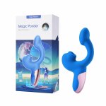 Magic Motion Magic Ponder Blue – masażer z funkcją pulsacji i imitacji ruchu języka, 10 trybów