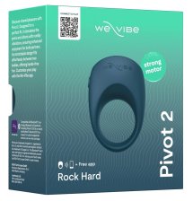 We-Vibe Pivot 2 Slate – pierścień wibrujący z aplikacją, silikon medyczny, szary