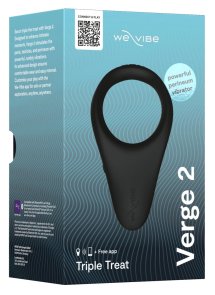 We-Vibe Verge 2 – ergonomiczny pierścień silikonowy, 10 trybów, wodoodporny, aplikacja