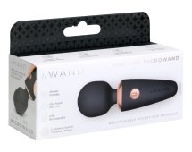 Le Wand Mini Microwand Black – kompaktowy masażer relaksacyjny, 7 trybów, USB, silikon