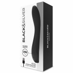 Black & Silver Kean Touch Control – silikonowy model, sterowanie dotykowe, USB, wodoodporny
