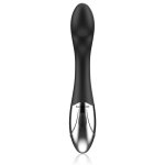 Black&Silver Kilian Model Wibrujący, USB, silikon medyczny, wodoodporny, 20 cm, 10 trybów