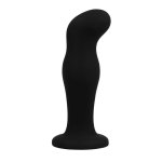 Black&Silver Sean Czarny Korek Anatomiczny Silikonowy Premium, wypustki, wodoodporny