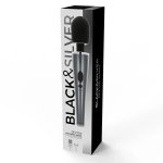 Black&Silver Dexter masażer rożdżka silikonowa 10 trybów, USB, wodoodporny 30,6 cm