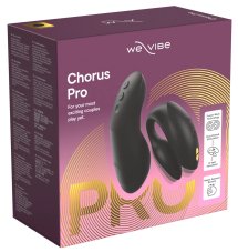 We-Vibe Chorus Pro Satin Black model dla par, 3 silniki, Fusion Wave, pilot, czarny
